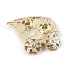 Leaf - Shaped Decorative Pooja Thali - (1 Pc) - justgrabit.in | Just Grab It
