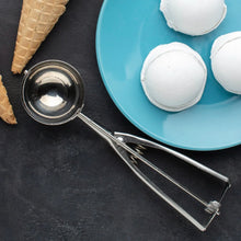Premium Stainless Steel Ice Cream Scoop with Trigger Release –Approx 70 ML Capacity - Justgrabit Inc.