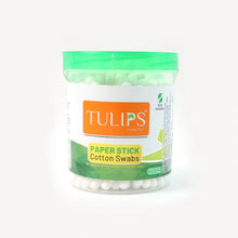 Tulips Paper - Stick Cotton Swabs - (100 Pc / Set) - justgrabit.in | Just Grab It
