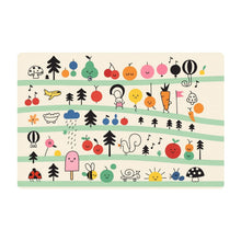 Colorful Cartoon Printed Dining Table Placemats for Kids (4 Pc / 40x30 Cm) - Justgrabit Inc.