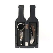 Premium Wine Bottle Shape Bar Accessory Gift Set - justgrabit.in | Just Grab It
