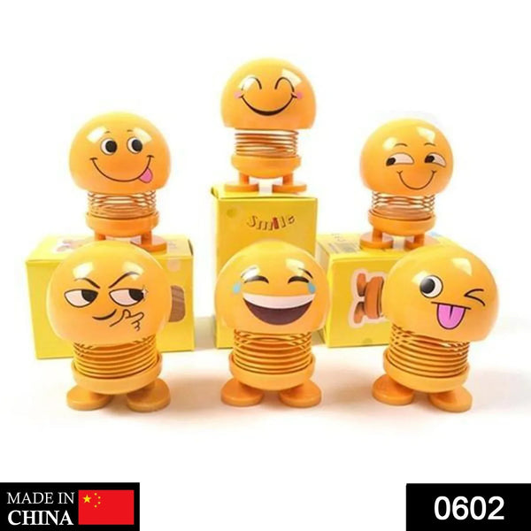 Emoticon Figure Smiling Face Spring Doll - Justgrabit Inc.