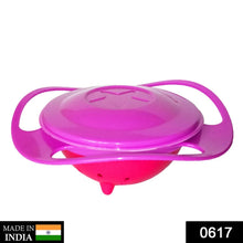 Portable Non Spill Feeding Toddler Gyro Bowl 360 Degree Rotating Dish - Justgrabit Inc.