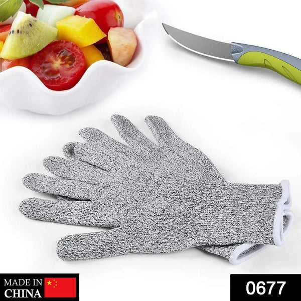 Anti Cutting Resistant Hand Safety Cut - Proof Protection Gloves (Multicolour) - Justgrabit Inc.