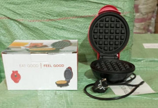 Mini Waffle Maker Machine Waffle Iron Home Appliances Kitchen Gift Easy To Clean, On - Stick Surfaces, Perfect Breakfast, Dessert, Sandwich, Cakes, Other Snacks Machine - justgrabit.in | Just Grab It