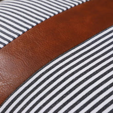 Pillow Covers, leather & cotton Cushion Covers (20 × 20 Inch / 1 Pair / 2 Pc) - justgrabit.in | Just Grab It