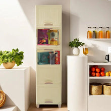 Multi - Purpose 5 - Layer Plastic Storage Drawer Cabinet for Home and Office - Justgrabit Inc.