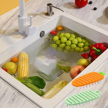 Plastic Fruit & Vegetable Brush (1 Pc) - justgrabit.in | Just Grab It