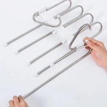 5 in 1 Stainless Steel Foldable Hangers for Clothes Hanging - Justgrabit Inc.