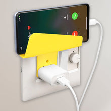 Plastic Secure Mobile Phone Charging Stand Holder (2 Pc / Mix Color) - justgrabit.in | Just Grab It