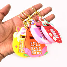 Mini Digital calculator Keychain (1 pc / Mix Design) - justgrabit.in | Just Grab It