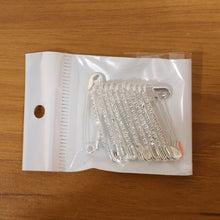 Decorative Silver Finish Safety Pin Brooch Set (12 Pc Set) - justgrabit.in | Just Grab It