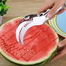 3in1 Stainless Steel Watermelon Cantaloupe Slicer Knife, Corer Fruit, Vegetable Tools Kitchen (1 Pc) - Justgrabit Inc.