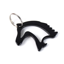 Metal Horse Face Shaped Keychain (1 Pc) - justgrabit.in | Just Grab It