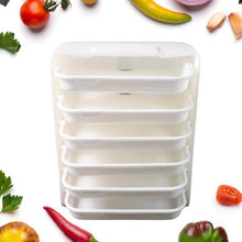 Plastic 6 Layer Wall - Mounted Food Organizer Rack (1 Set) - Justgrabit Inc.