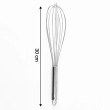 Large Stainless Steel Balloon Whisk Heavy - Duty Kitchen Tool (30cm / 1 Pc) - Justgrabit Inc.