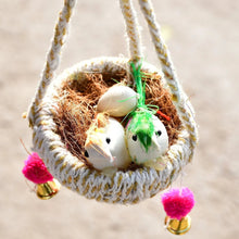 Artificial Jute Hanging Birds Nest Jhumar Chidiyan Ka Ghosla - Justgrabit Inc.