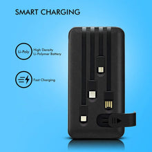 10000mAh, 12W Fast Charging Power Bank with built 4 in 1 USB with Mobile Holder (1 Pc) - justgrabit.in | Just Grab It