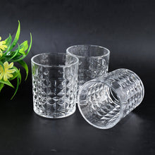 Premium Crystal - Style Glass Tumbler Set (6 Pc / 210 ML) - justgrabit.in | Just Grab It