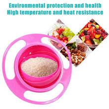 Rotating Baby Bowl used for serving food to kids and toddlers etc. - Justgrabit Inc.