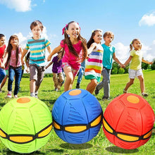 Football Flat Throw Disc - with 3 LED Light Flying Toys - Justgrabit Inc.