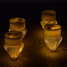12Pcs Flameless LED Tea Light Candles for Home & Event Decor, Diwali - justgrabit.in | Just Grab It
