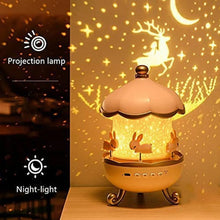 Bunny’s Carousel Rotating LED Night Light - Justgrabit Inc.