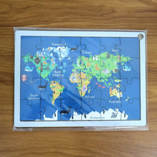 Educational Wooden World Map Puzzle for Kids - (1 Set) - justgrabit.in | Just Grab It