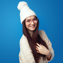 Big Soft Winter Cap, Woolen Inside Fur Beanie Cap (1 Pc / Mix Design & Color) - justgrabit.in | Just Grab It
