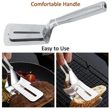Multifunction Stainless Steel Cooking Tong for Frying & BBQ - Justgrabit Inc.