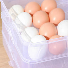 3 - Layer Plastic Refrigerator Egg Storage Box (36 Grid) - Justgrabit Inc.