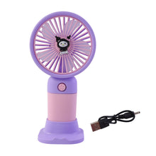 Cute USB Rechargeable Mini Desktop Fan with Stand for Office & Home - justgrabit.in | Just Grab It
