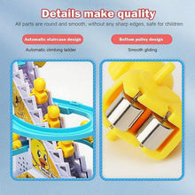 LALA Small Duck Climb Stairs Toy Roller Coaster Flashing Lights & Music (3 Ducks) - justgrabit.in | Just Grab It
