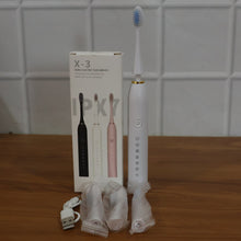 Rechargeable Electric Toothbrush White Color With 3 Extra head (1 Pc/ mix Color) - justgrabit.in | Just Grab It