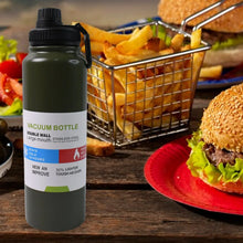 Stainless Steel Double Wall Vacuum - Insulated Drink Water Bottle (1000 ML / Mix Color) - Justgrabit Inc.