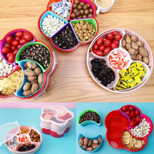 5Compartments Party Food Storage Snack Nuts Box - justgrabit.in | Just Grab It