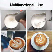 Small Electric Handheld Milk Frother with Stainless Steel Whisk (1 Pc) - Justgrabit Inc.