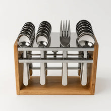 Apex Premium Stainless Steel Cutlery Set (24 Pc) - Justgrabit Inc.