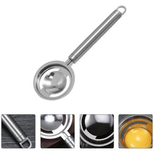 kitchen tools Egg Yolk White Separator Stainless Steel Egg White Separator Tools Eggs Yolk Filter Gadgets Kitchen Gadgets Separating Funnel Spoon Egg Divider Tools - justgrabit.in | Just Grab It