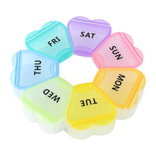 7 - Day Round Weekly Pill Organizer Box (1 Pc) - Justgrabit Inc.