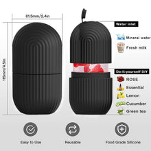 Face Ice Roller Massager for Swelling & Puffiness Reduction (Black) - justgrabit.in | Just Grab It
