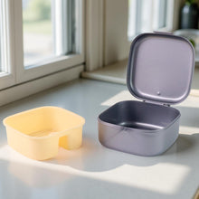 Oblivion Teeth Storage Box with Lid and Inner Tray, DENTURE CASE (1 Pc) - justgrabit.in | Just Grab It