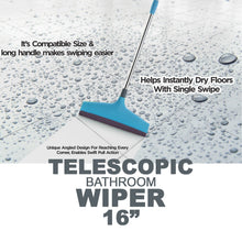 Adjustable Bathroom / Floor Stainless Steel Rod Wiper, Plastic Floor Wiper - justgrabit.in | Just Grab It