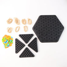 Strategic Triangle Color Matching Puzzle Board Game for Kids & Family - justgrabit.in | Just Grab It