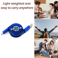 Retractable Usb Charge widely used for charging various types of smartphones and technical devices present in all kind of places etc. - Justgrabit Inc.