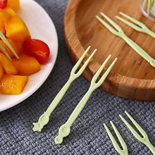 Plastic Fruit Forks Cake Dessert Forks Mini Forks (50 Pcs Set) - Justgrabit Inc.