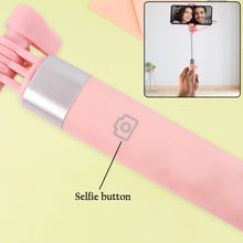 Wired Selfie Stick with Rearview Mirror & Built - In Shutter Button (1 Pc) - justgrabit.in | Just Grab It