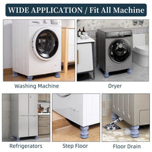 Washing machine support, anti vibration washing machine support adjustable washer anti vibrasion pads, washer & dryer pedestals, Washing Machine Accessory Anti - Skid Pad PVC Lifting Pad Non - Slip ( 1 Pc ) - Justgrabit Inc.