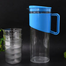 Transparent Stylish Premium Jug with Elegant Handle (2000 ML Jug Approx & 4 Pcs Plastic Glass) - Justgrabit Inc.