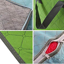 Premium Quilted Foldable Storage Bag with Transparent Window - Justgrabit Inc.